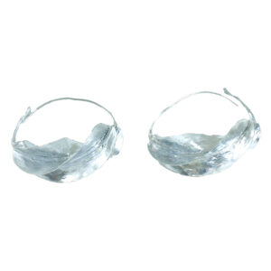 XL Over-Sized Fula Silver Earrings – 3″