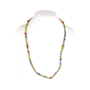 Ashanti Multi Color Glass Bead Necklace