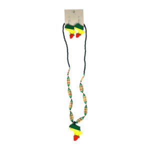 Rasta/Africa Beaded Necklace Set