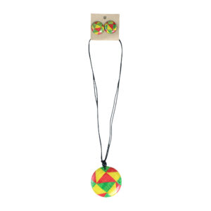 Rasta Necklace & Earring Set