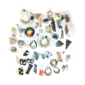 Set Of 50 ASSORTED Kenyan Earrings