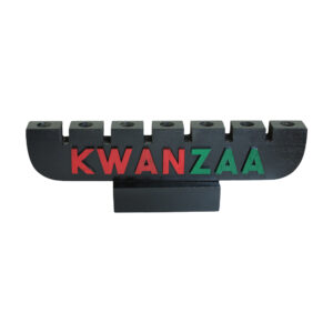 Black “KWANZAA” Kinara