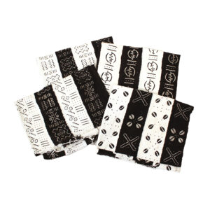 Authentic Mud Cloth: Black/White