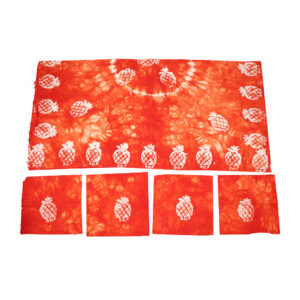 Batik Table Set: Orange