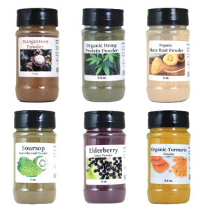 Set Of 6 Herbal Healing Powders