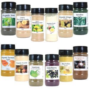 Set Of 12 Herbal Healing Powders