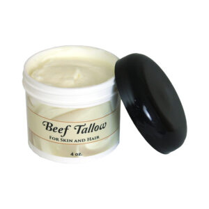 Beef Tallow (For Skin & Hair) – 4 oz.