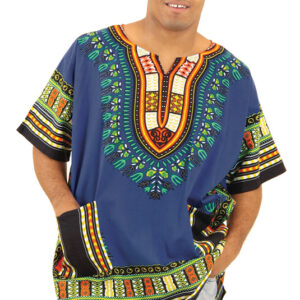 King-Sized Dashiki: Blue             1X