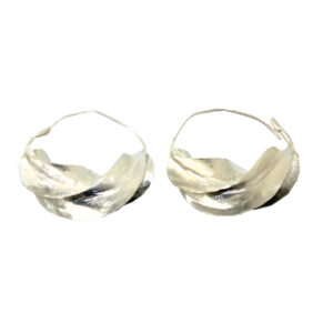 XXX-Large Fula Silver Earrings – 2¼”