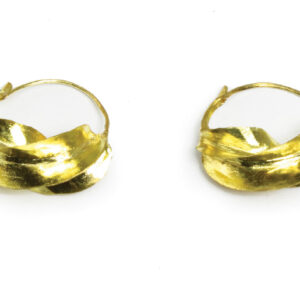 Medium Fula Gold Earrings – 1″