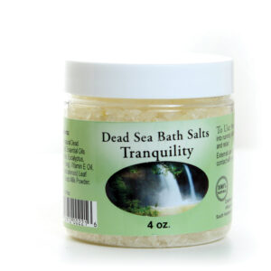 Scented Sea Salt – 4 oz: Tranquility