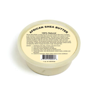 100% Natural African Shea Butter: 7 oz – White