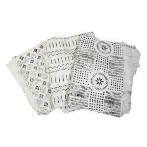 Authentic Mud Cloth: White/Black