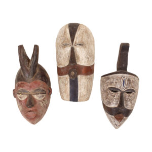 African Cameroon Wooden Mask: Over Stock