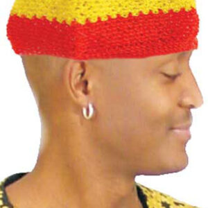 Rasta Color Knitted Kufi Cap (G-Y-R)