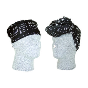 African Print Hat & Head Wrap Set: Style A – 1