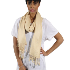 Pashmina Scarf: Natural