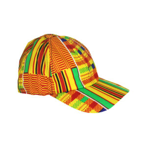 African Print Caps: Style E