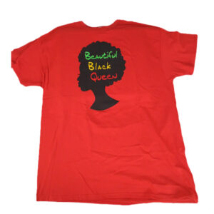 Beautiful Black Queen T-Shirt: XL