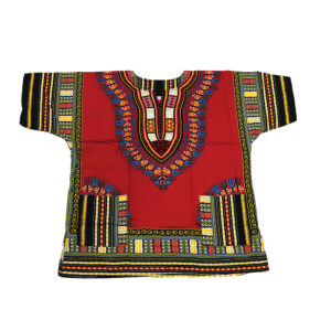 Traditional Dashiki: Burgundy        SM