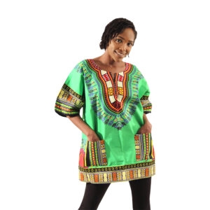 Traditional Dashiki: Lime            LG