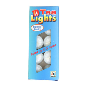 Tea Light Candles – Set Of 10 WHITE