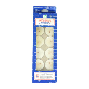 Nag Champa Tea Light Candles – Set Of 12