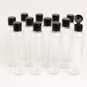 8 oz Cosmo Round Bottles w/Flip Cap 12pk