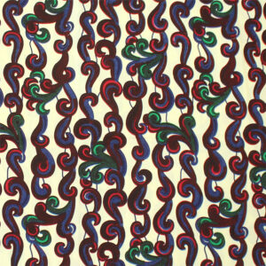 Red/Blue/Green Print Fabric 12 Yards