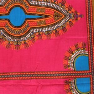 Economy Fabric: Traditional Print 12 Yards:Pink