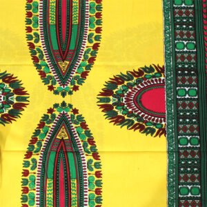 Economy Fabric: Traditional Print 12 Yards:Yellow