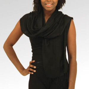 Pashmina Scarf: Black