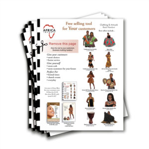 Set Of 10 Clothing & Artwork Handouts