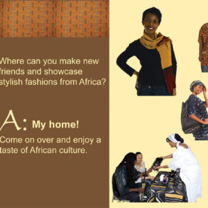 African Home Party Postcards: Pack Of 20