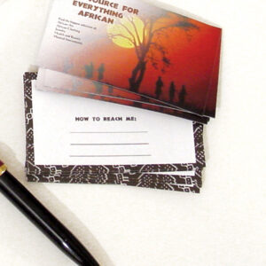 20 African Business Cards