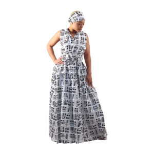 Ankara Print Infinity Dress: Style R