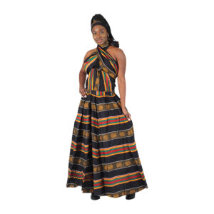 Ankara Print Infinity Dress: Style N