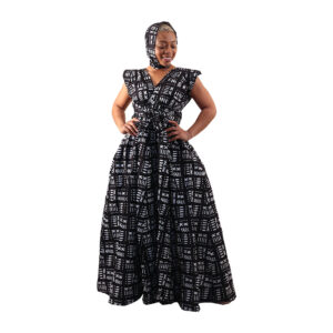 Ankara Print Infinity Dress: Style T