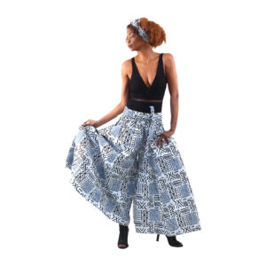 Bold Ankara Print Palazzo Pants: Style M