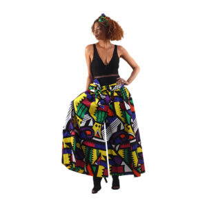 Bold Ankara Print Palazzo Pants: Style P