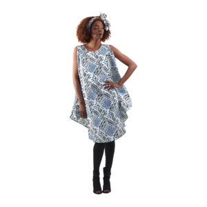 Ankara Print Umbrella Dress: Style-I