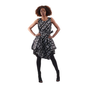 Ankara Print Umbrella Dress: Style-K