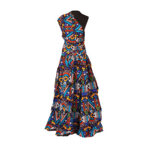 Ankara Print Infinity Dress