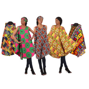 Set of 5 Novo Print Umbrella Dresses