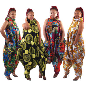 Set Of 4 Nandi Cowl Neck Jumpsuits