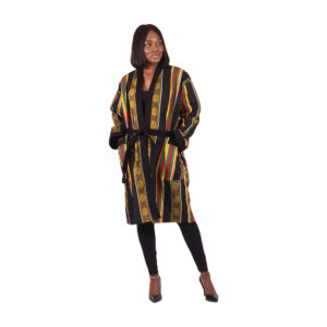 Kente Print Bathrobe: #4