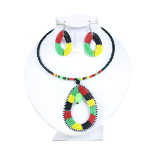 Pan African Choker & Earring Set