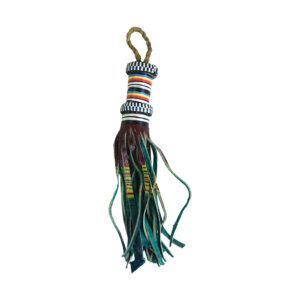 Multistrand Leather Keychain from Burkina Faso