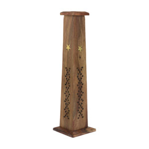 Wooden Incense Burner – Square Tower