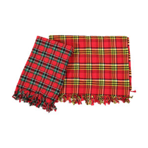 Maasai Shuka Cloth: Red